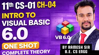 11th CS-01 Chapter 04 Visual Basic 6 0 One Shot Complete Theory