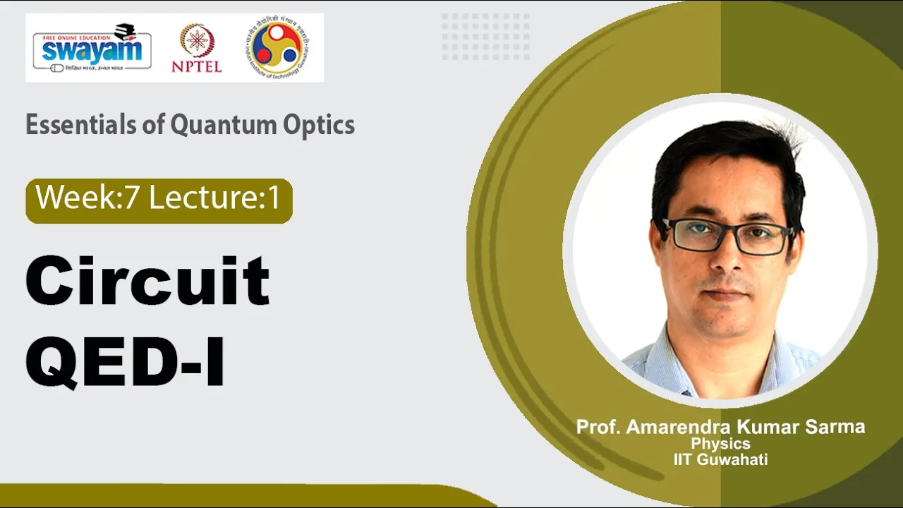 Lec 23: Circuit QED-I