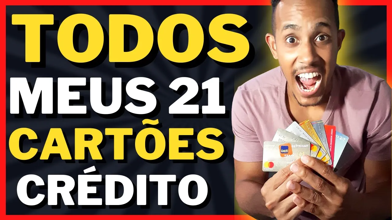 ????VEJA MEUS 21 CARTÕES DE CRÉDITO APROVADO, VALE A PENA TER MUITOS CARTÕES DE CRÉDITO