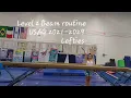 level 2 Beam routine USAG 2021-2029 Lefties