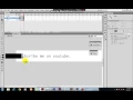 TYPEWRITER TYPING IN FLASH TUTORIAL FOR BEGAINER