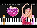 Lagu Barbie: Two Voices, One Song | EASY Piano Tutorial