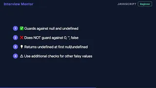 Optional Chaining Prevents Errors JavaScript Interview
