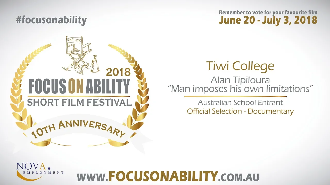 Alan Tipiloura “Man imposes his own limitations” (2018) — film still