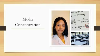 Molar Concentration Mole Millimole Micromole