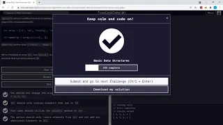Basic Data Structures Remove Items Using splice freeCodeCamp
