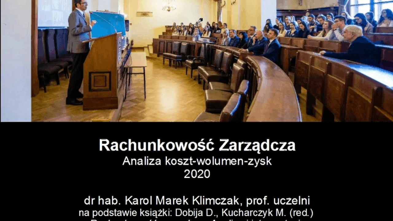 Rachunkowość zarządcza odc. 04: Analiza CVP