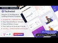 Techwind Angular 21 Template Review - Landing Pages Admin Dashboard