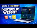 Build a Modern Portfolio Website 2026 HTML CSS JavaScript