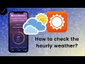 How to check the hourly weather on AccuWeather
