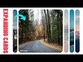 Expanding Image Cards Using HTML CSS and JavaScript
