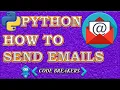 How to send Emails using Python 9 line code Plain Text Adding Attachments Best Method Ever