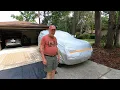 SUV Car Cover installation demonstration