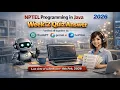 NPTEL Programming in Java - Week 2 Quiz Answers 2026 Verified by Chatgpt Gemini AI Copilot