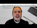 What Language Should You Use for Test Automation Serenity Dojo TV