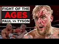 Mike Tyson vs Jake Paul FIRST N UT IN EXHIBITION