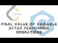 LeetCode 2011 Final Value Of Variable After Performing Operations Solution in C