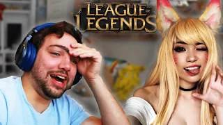 Emiru teaches Mizkif how to play league and its hilarious Chat