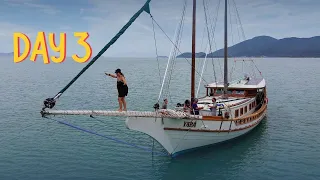 Measuring Yabá’s True Size Before the Storm Strikes — Sailing Yabá 234