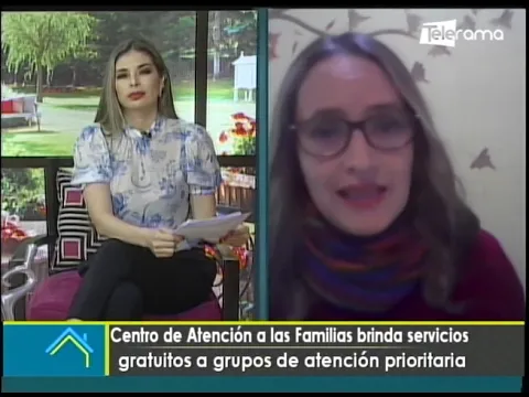 Centro de atención a las familias brinda servicios gratuitos a grupos de atención prioritaria