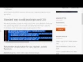 Standard Way To Include JS And CSS In WordPress