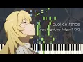 Download Lagu dual existence - A Certain Scientific Railgun T OP2 - Piano Arrangement [Synthesia]