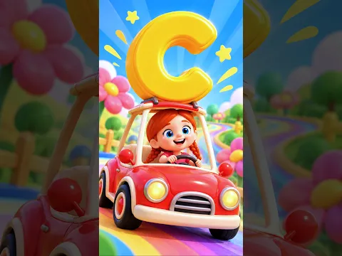 Learn ABC with Apple, Balloon & Car! 🍎🎈🚗 | Fun Kids Song by Doggy Doggy Cartoons