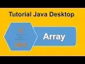 tutorial java indonesia array