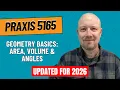 Geometry Basics Area Volume Angles Practice Problems for Praxis Mathematics 5165