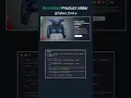 3D Product Card Animation with HTML CSS