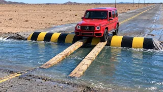 Cars vs Deep Water Speed Bump Challenge #9 in BeamNG Drive!