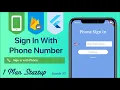 Ep 50 How To Setup Phone Authentication With Flutter Firebase Auth