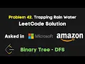 Trapping Rain Water LeetCode Solution Asked In Microsoft Amazon Dynamic Programming