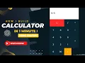Building a Calculator with ChatGPT in HTML CSS JavaScript A Step-by-Step Guide