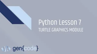 Python Turtle Graphics Module 7