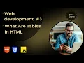 HTML Table tag Web Development