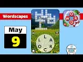 Wordscapes May 9 2021 Daily Puzzle Walkthrough