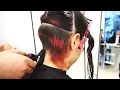 SUPER HAIRCUT - SHORT BOB UNDERCUT WITH HIDDEN SHAVED SIDES