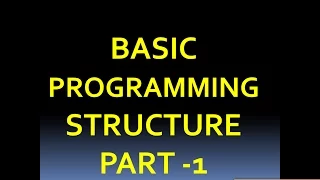 C TUTORIAL FOR STUDENTS CHAPTER 3 PROGRAMMING STRUCTURE OF C AND ITS FUNCTIONS