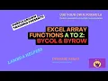 Excel Dynamic Array Functions A to Z BYCOL BYROW