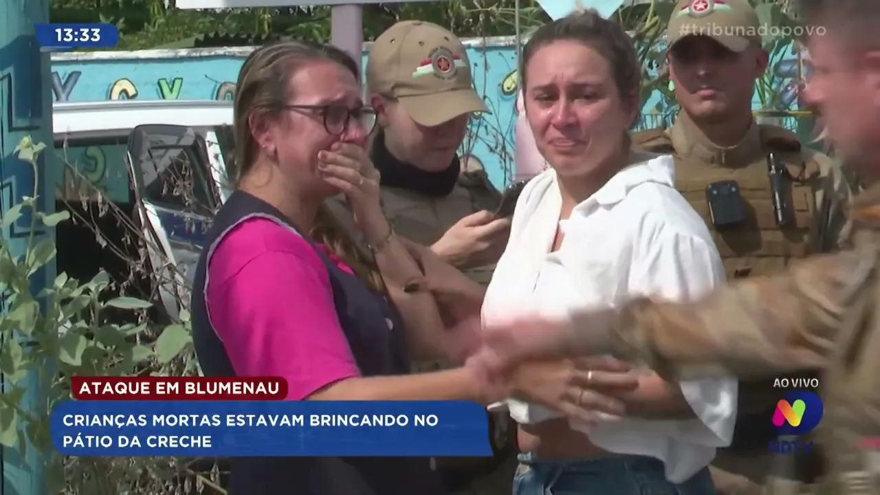 Chacina em creche: quatro crianças foram mortas e autor do atentado se entregou a polícia