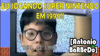 Encontrei um vídeo em que jogo Super Nintendo em 1996!