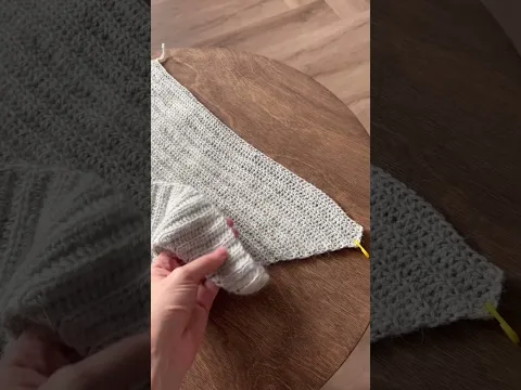 Косынка для красивой осени 🧡 #crochet #knitting