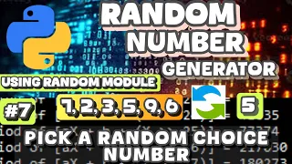 How to Select Random Elements in python