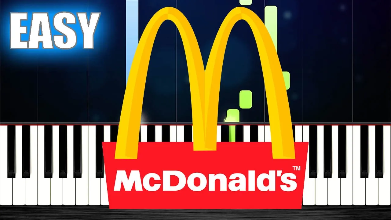 McDonald's Jingle - I'm Lovin' It - EASY Piano Tutorial