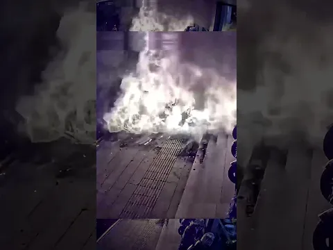 Is gasoline burning?