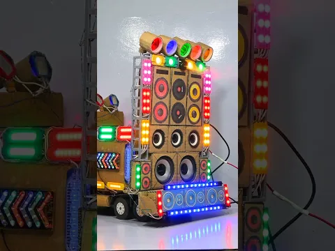 Fog machine and sharpy light mini dj truck loading #minidj #shorts #viral