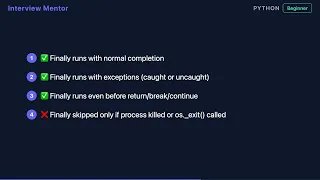 When Does Python s Finally Block Execute Interview Answer