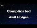 Download Lagu Complicated - Avril Lavigne Karaoke 【No Guide Melody】 Instrumental