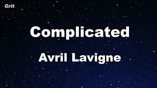 Download Complicated - Avril Lavigne Karaoke 【No Guide Melody】 Instrumental MP3